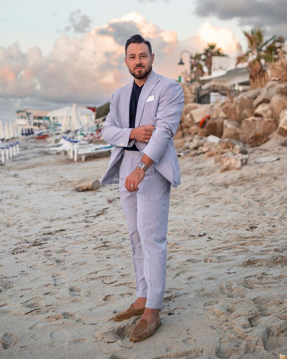 Seersucker Suit Seashore Edition