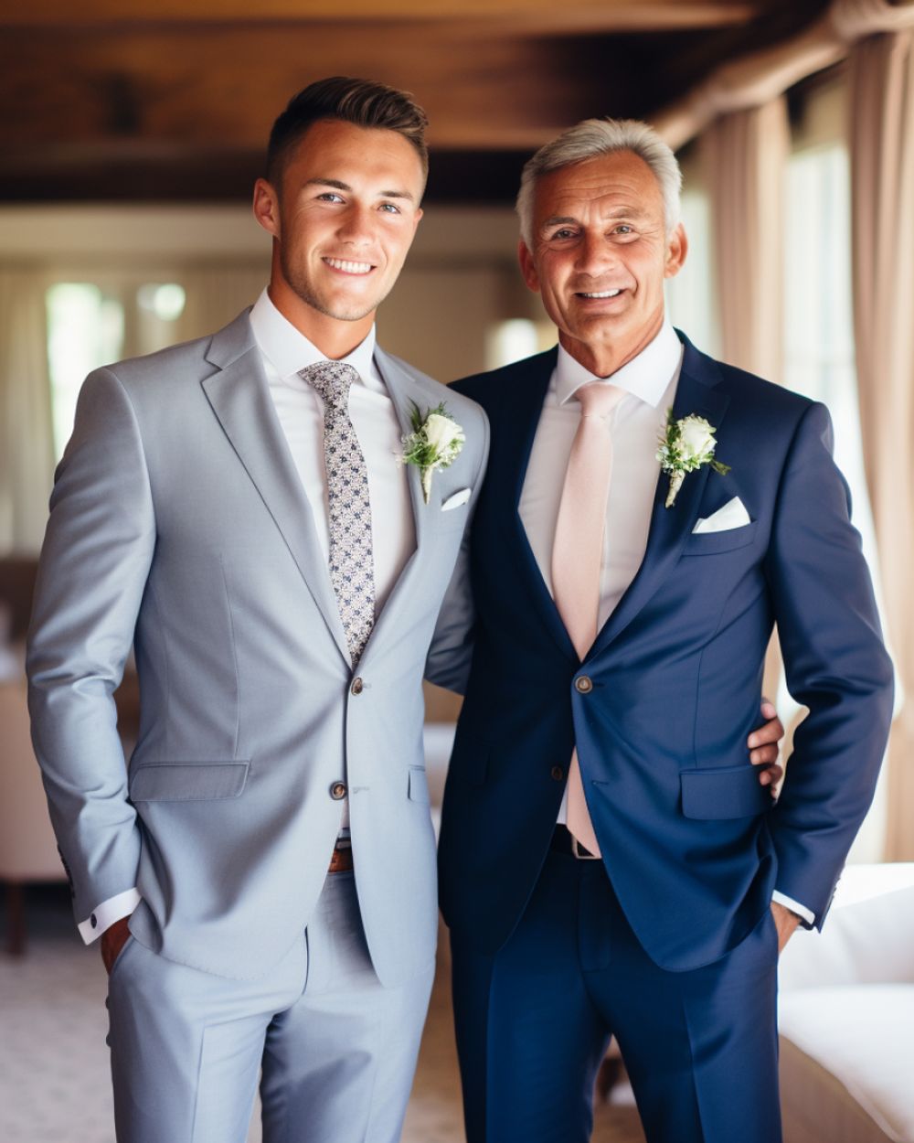 Abito per il padre fashion della sposa