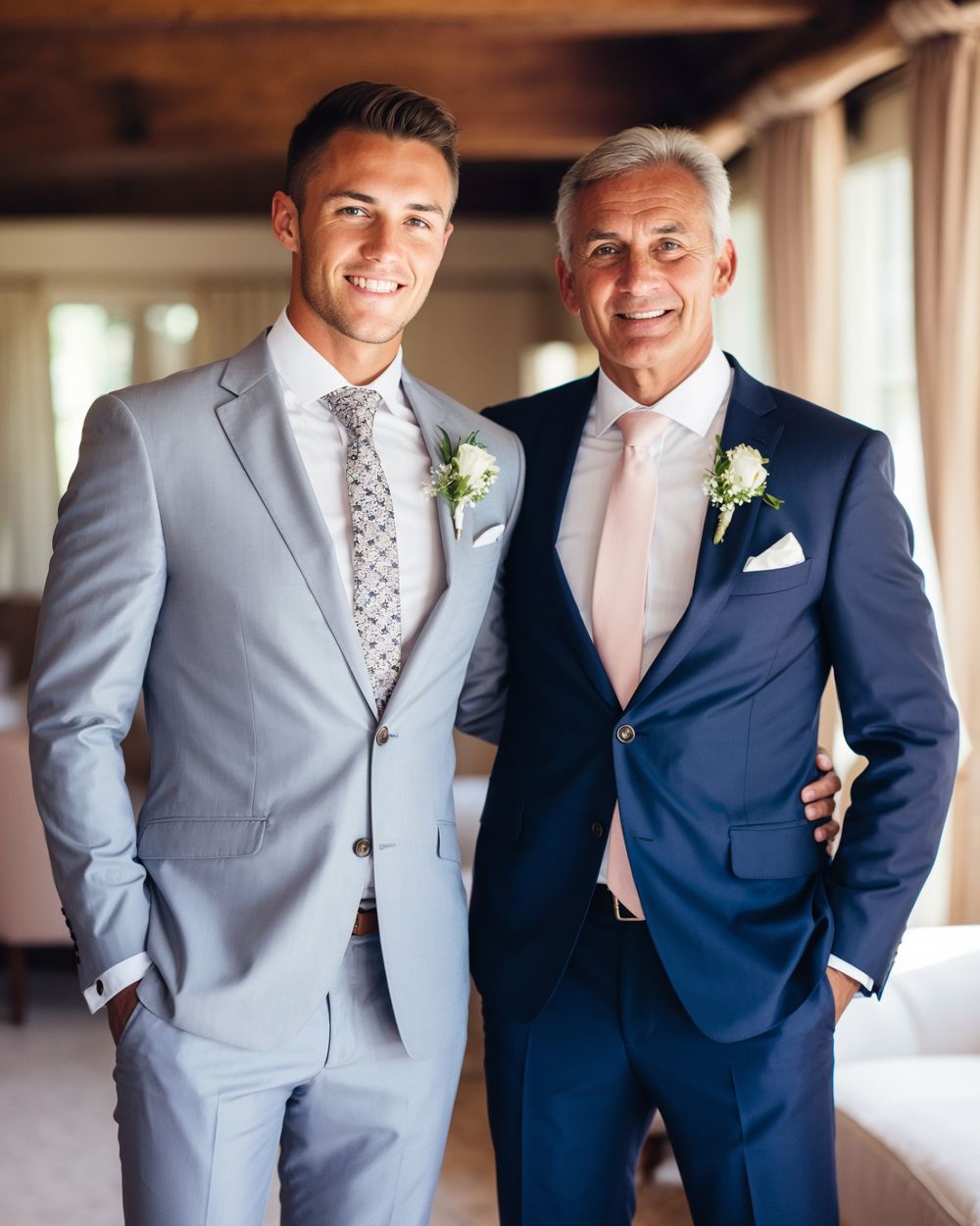 Generational Sophistication Dad of the Groom Suit