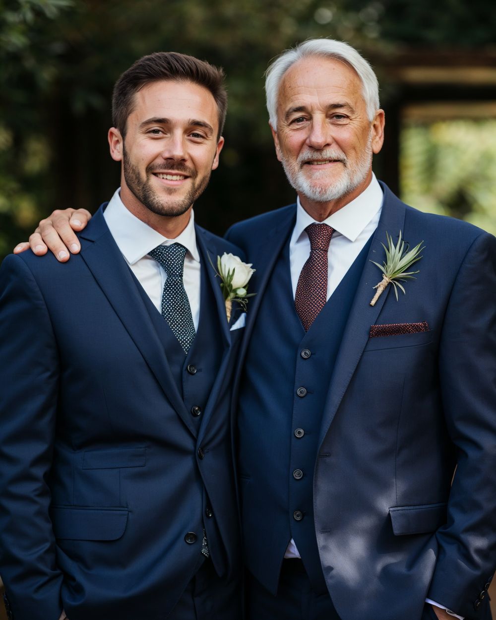 Distinguished Indigo Wedding Suit