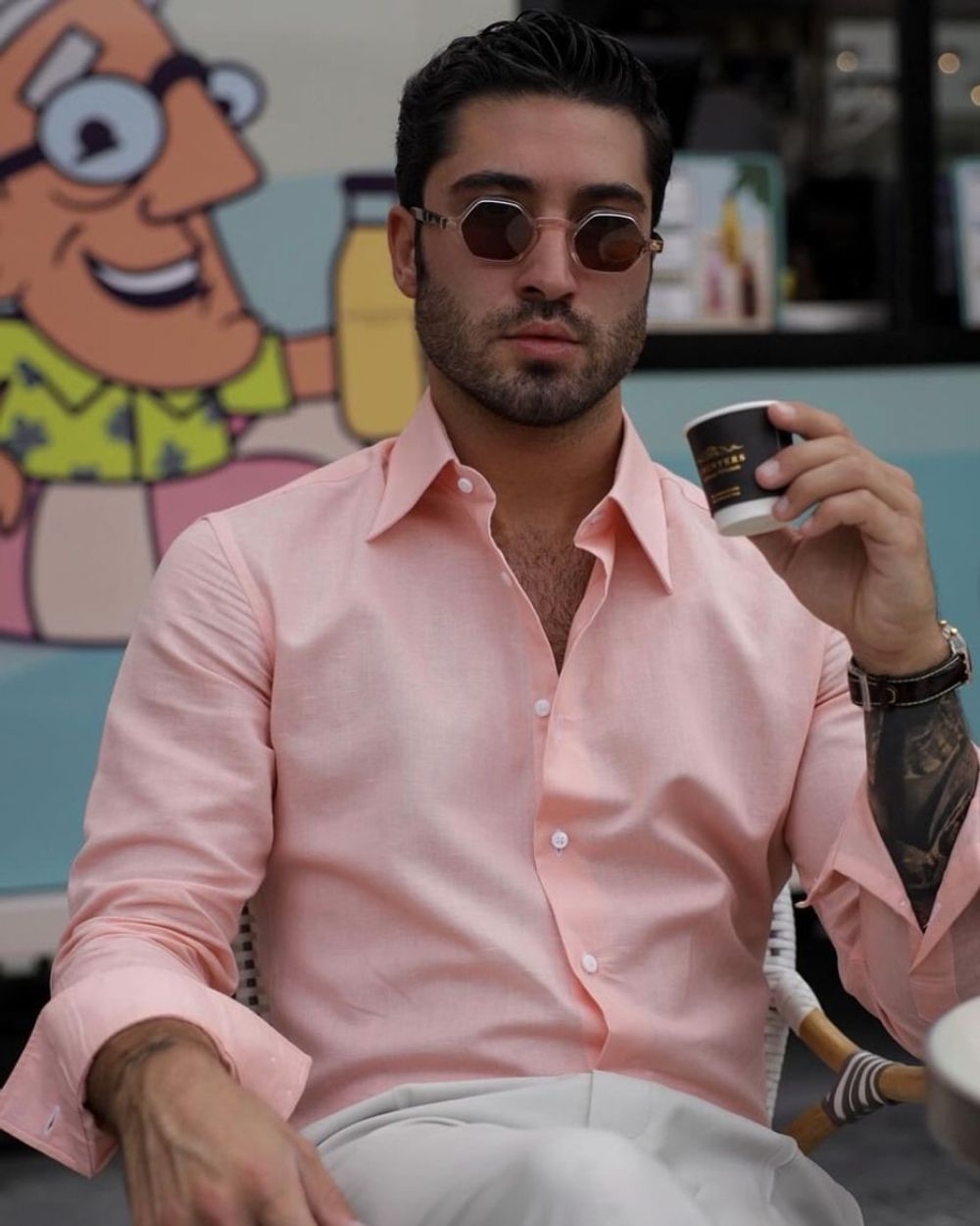 Coral Casual Chic Look