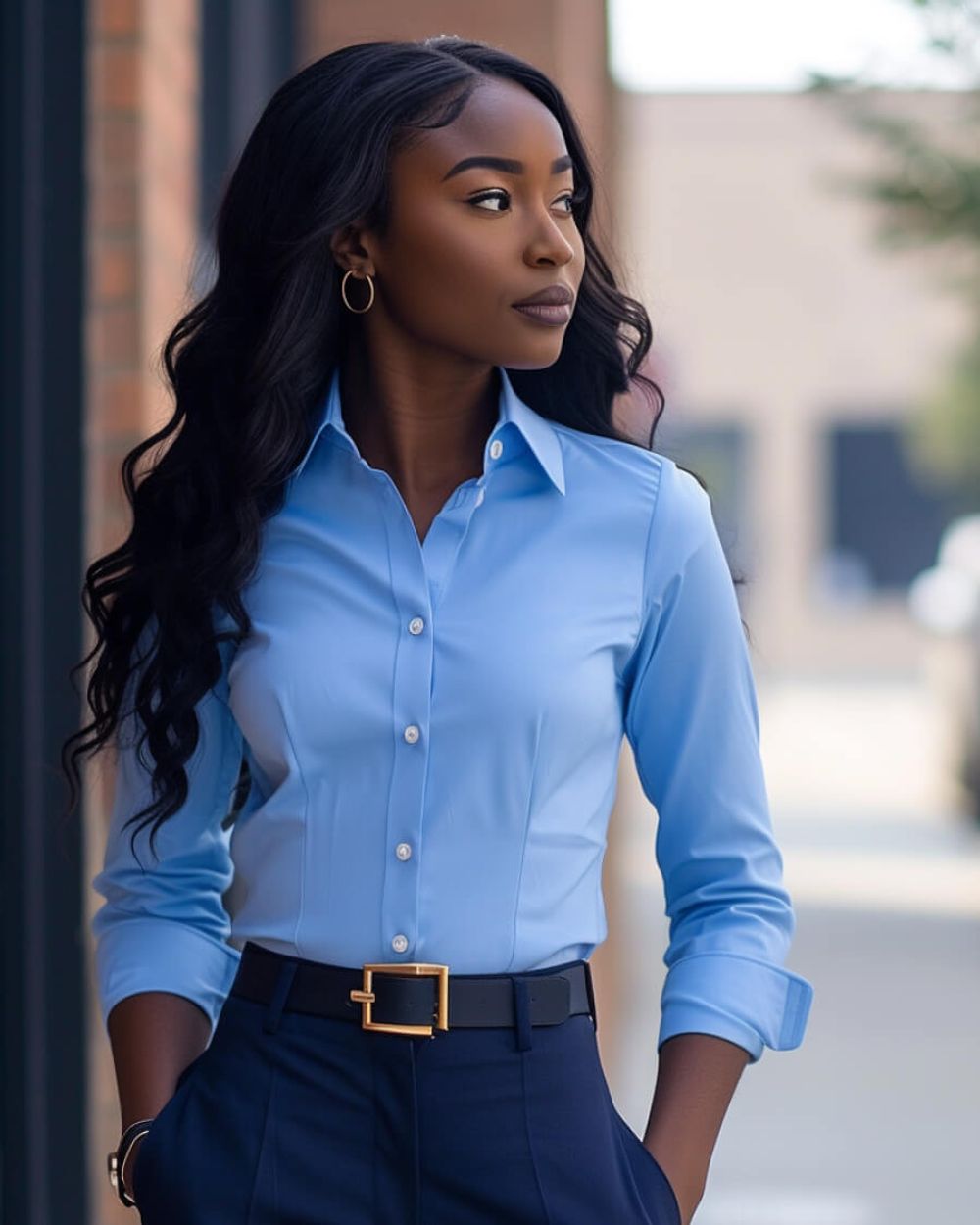 What To Wear With Blue Shirt Female Dresses Images 2024
