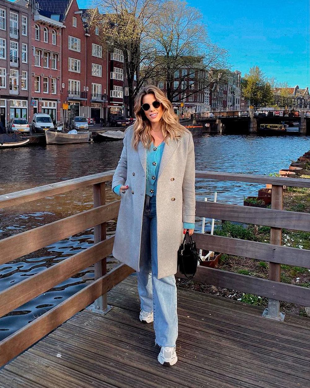 Statement Gray Peacoat And Cashmere