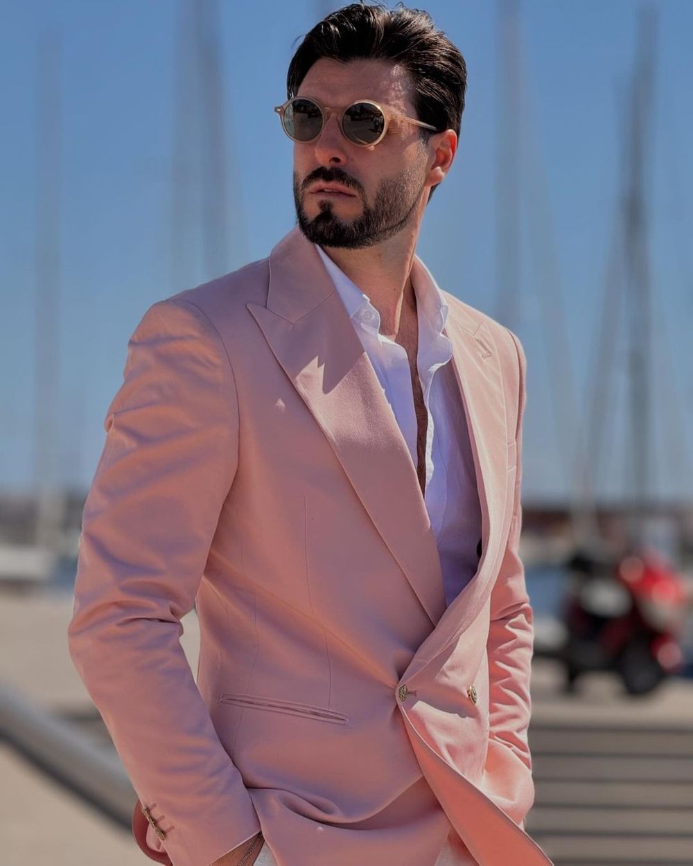 Guide to the Top 14 Wedding Suits Trends for 2024 - Combining different colors and textures