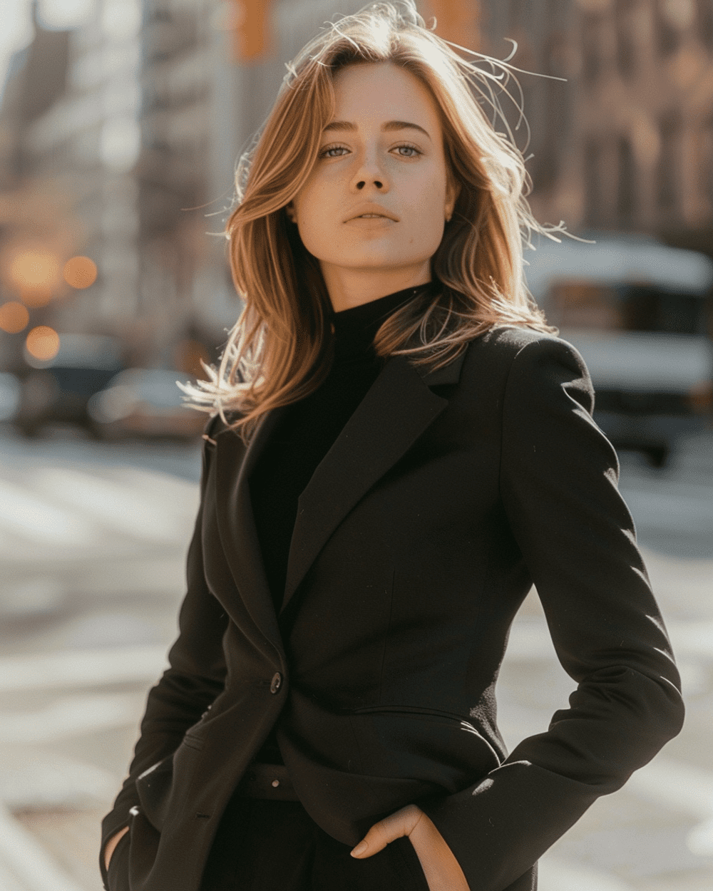 Black Jacket and Top Urban Look | Sumissura