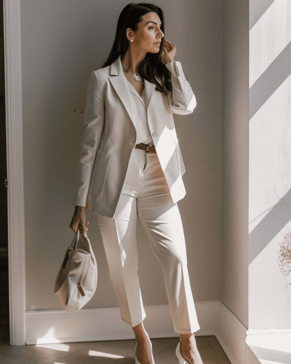 Cream Blazer and Trousers Sumissura