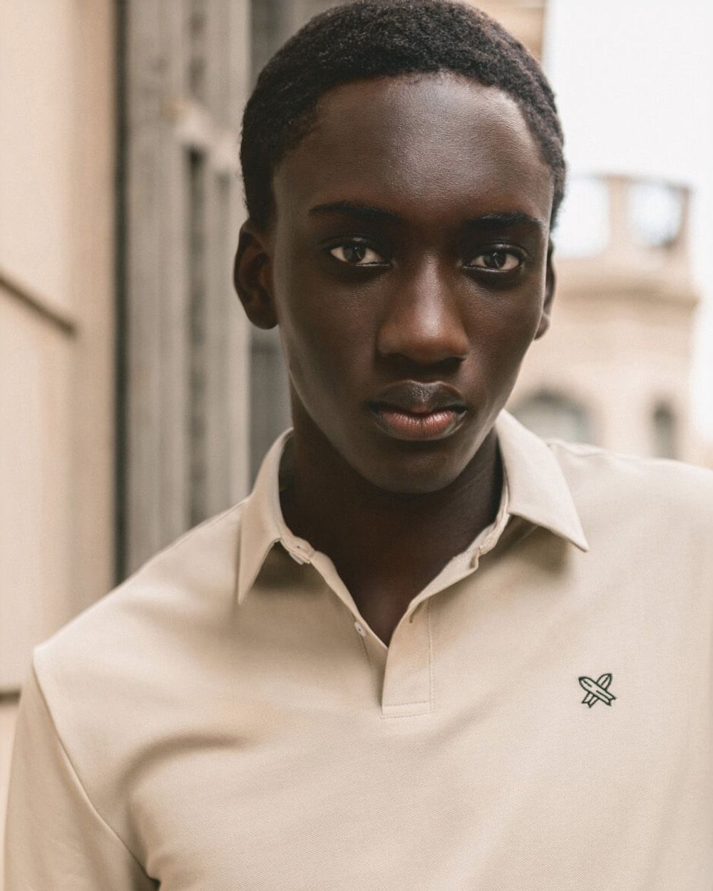 Gray Saharan with Polo Shirt and Chelsea Boots	