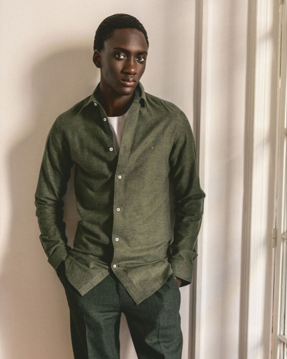 Green Suit with Green Overcoat