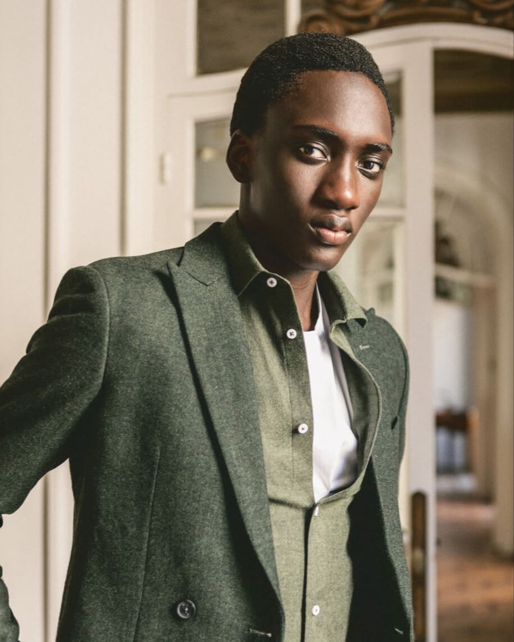 Green Suit with Green Overcoat