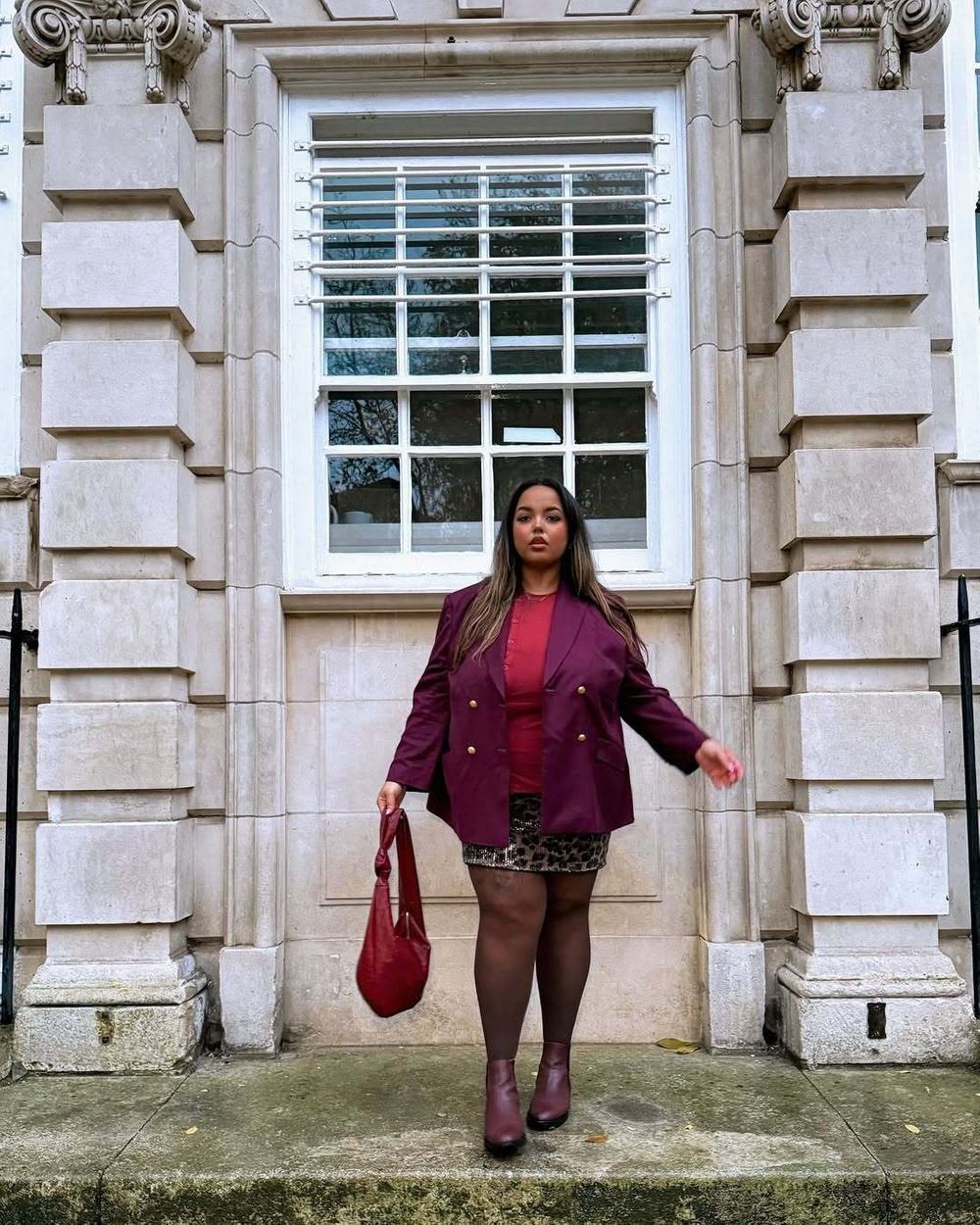 Burgundy Pantsuit Sumissura