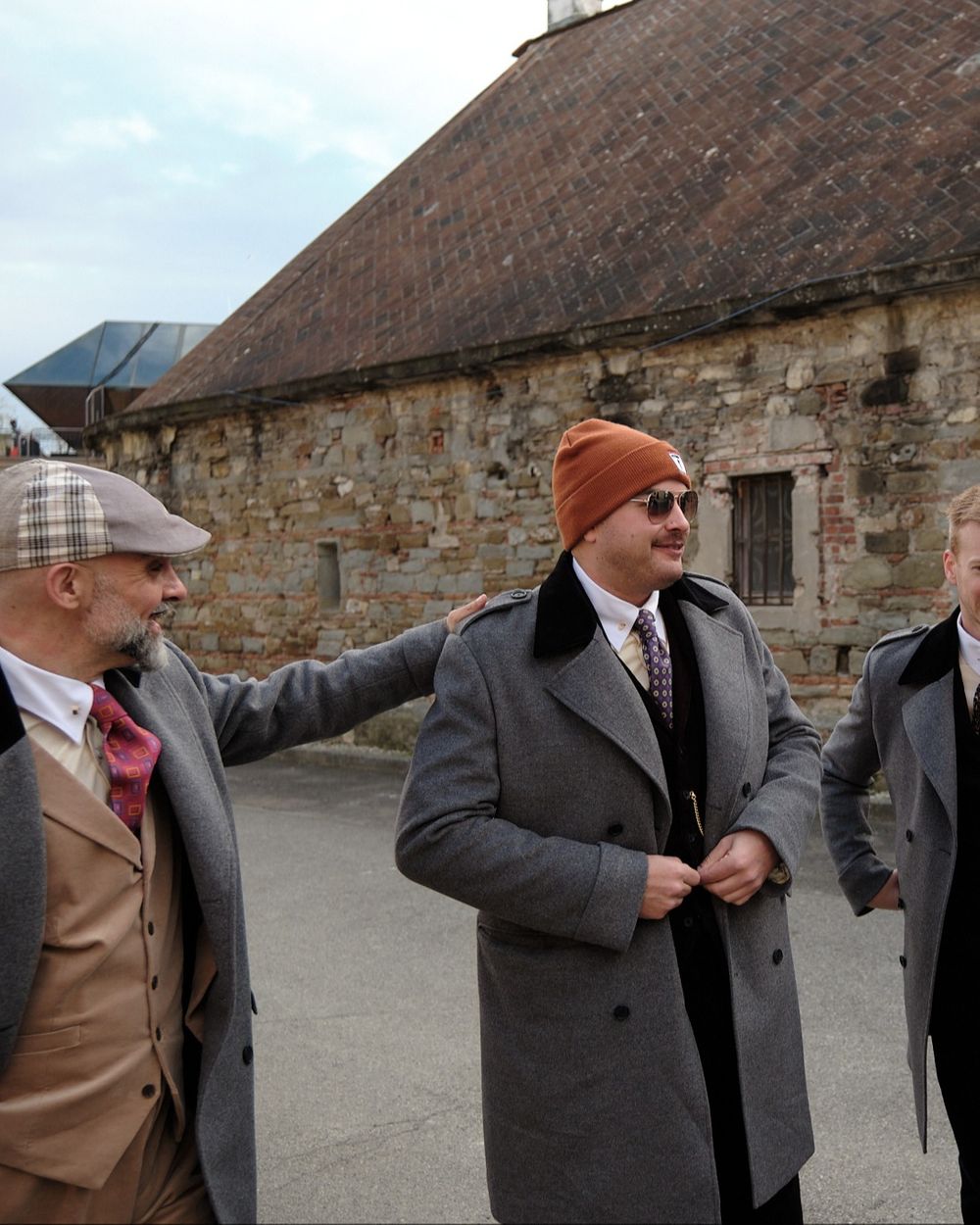 Charcoal Coat with Dark Waistcoat