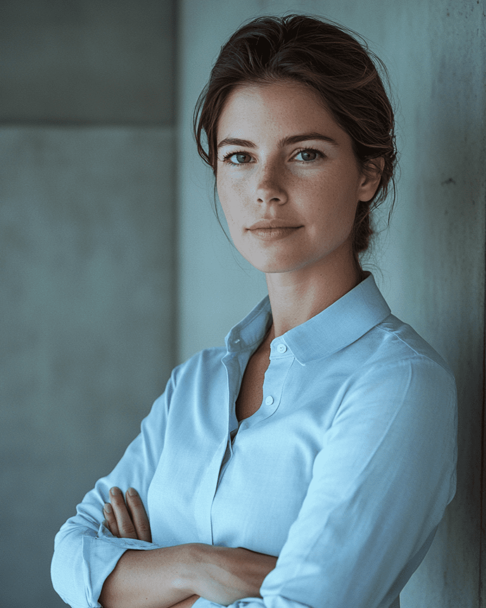 powder-blue-dress-shirt-with-white-trousers-sumissura