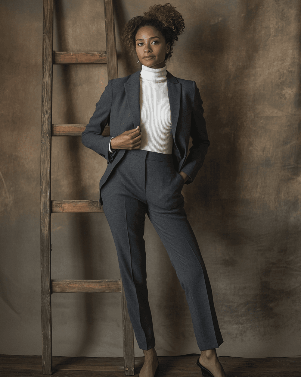 Wide leg pants and dress shirt | Sumissura