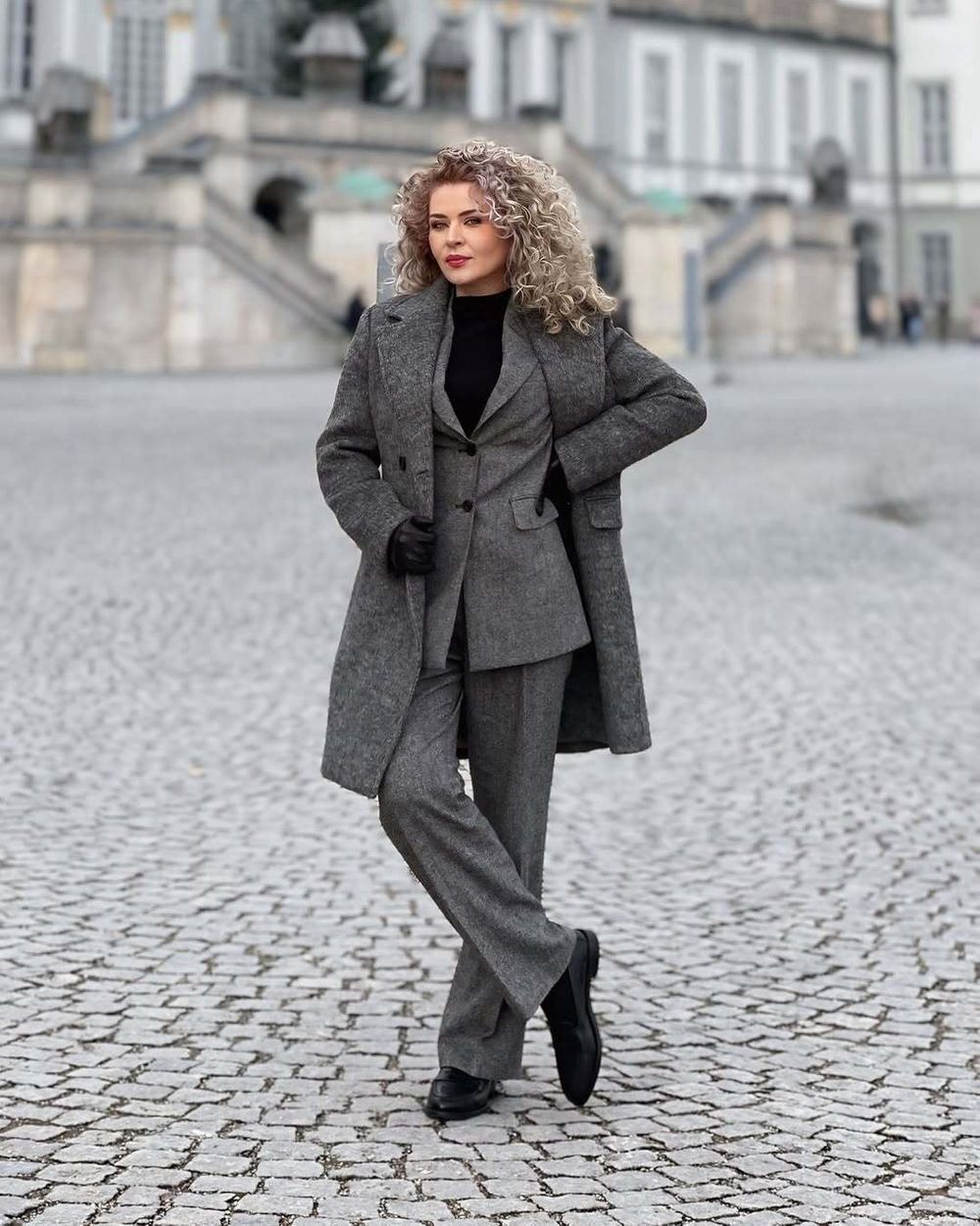 eaphi SOFT WOOL TAILOR COAT グレー ジャケット・アウター SOFT WOOL TAILOR COAT eaphi gray SOFT