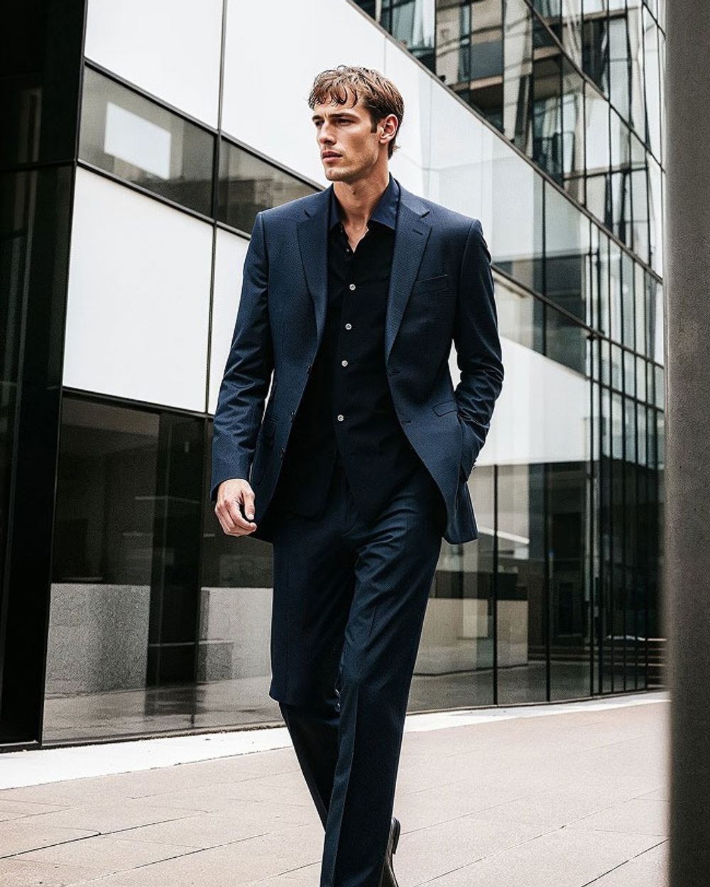 Navy Suit with Midnight Shirt