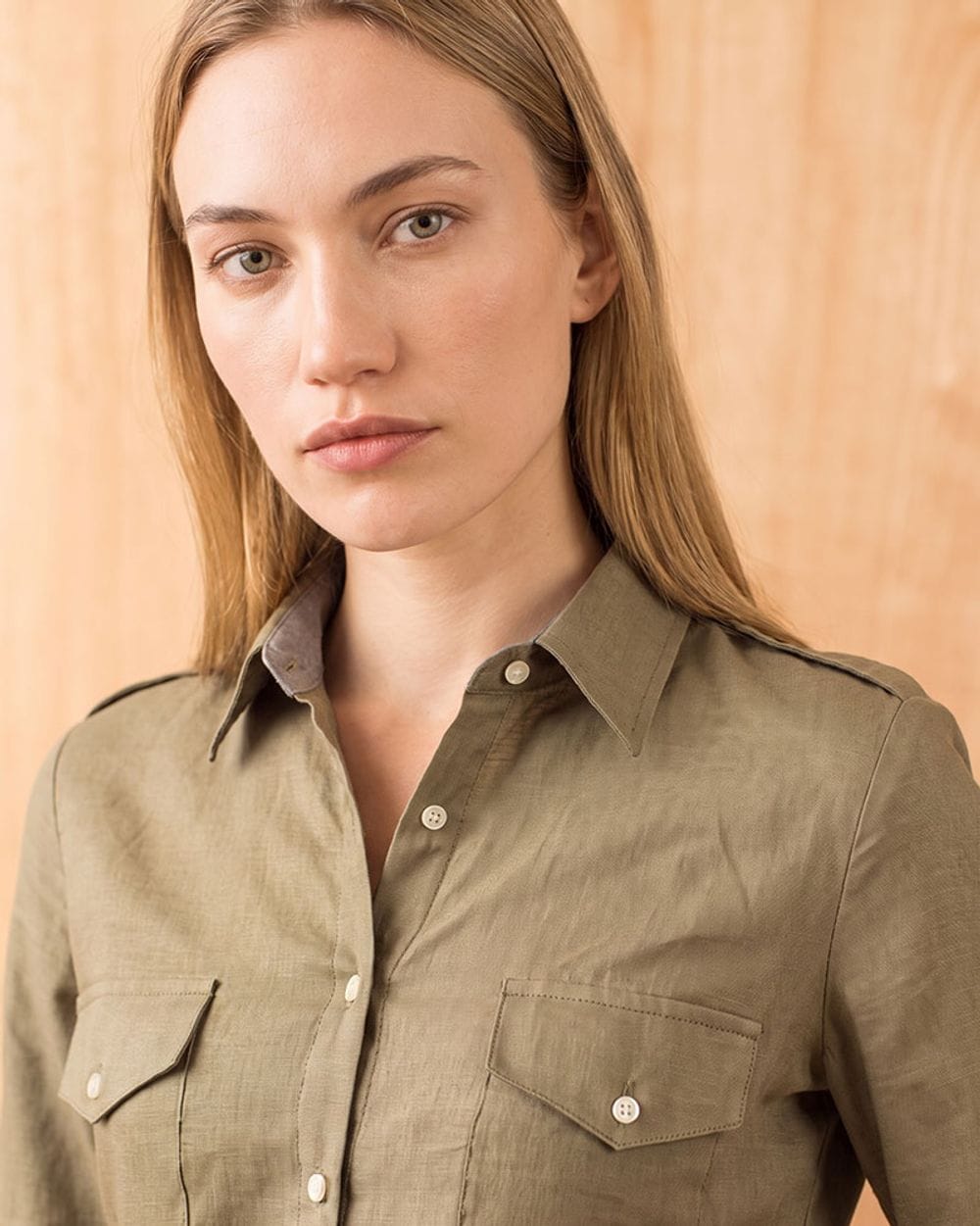 olive green dress shirt womens Shirts Outfits slender