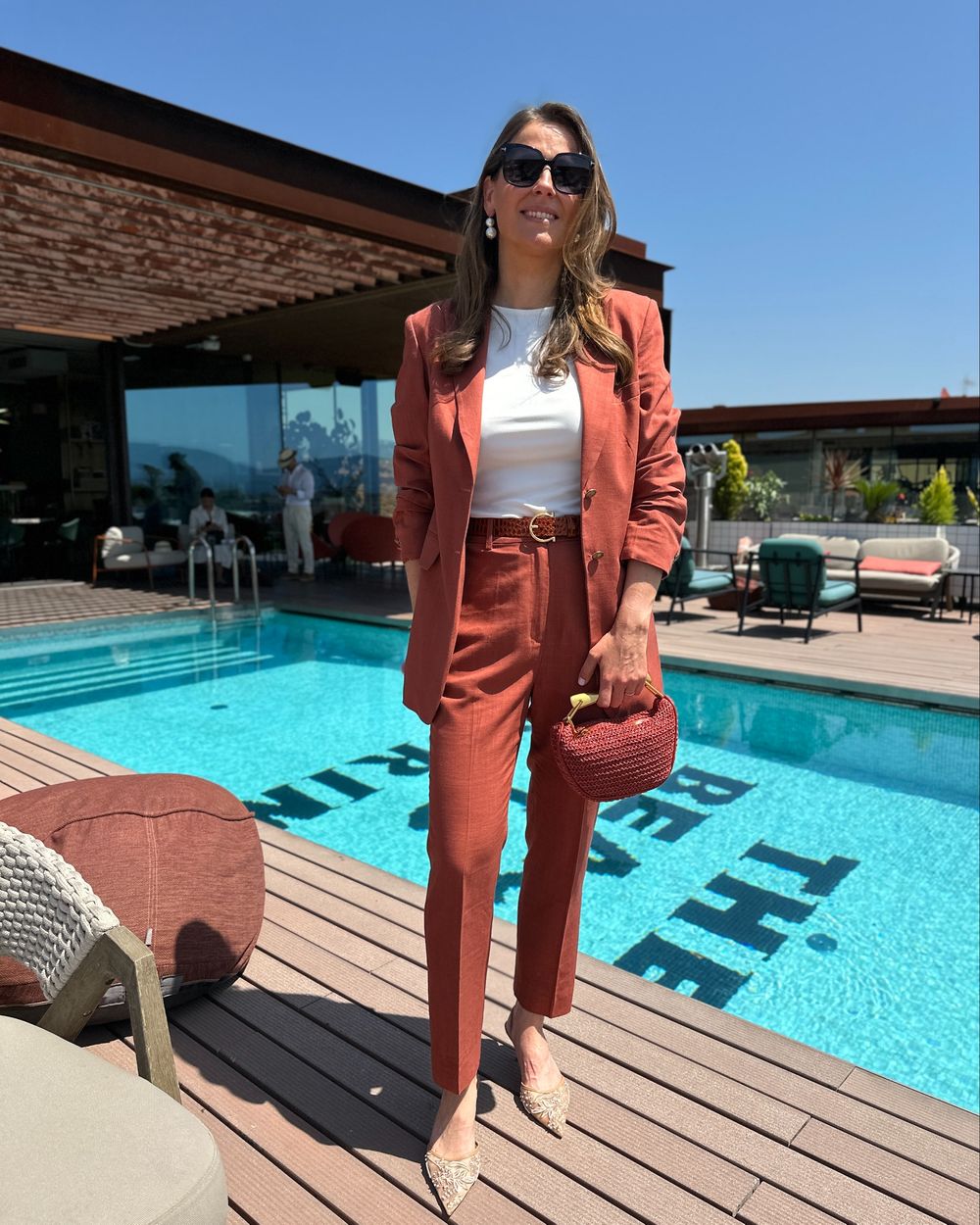 orange dress suit women Orange Womens Party Pants Suits Loose... From Greatvip, $73.17
