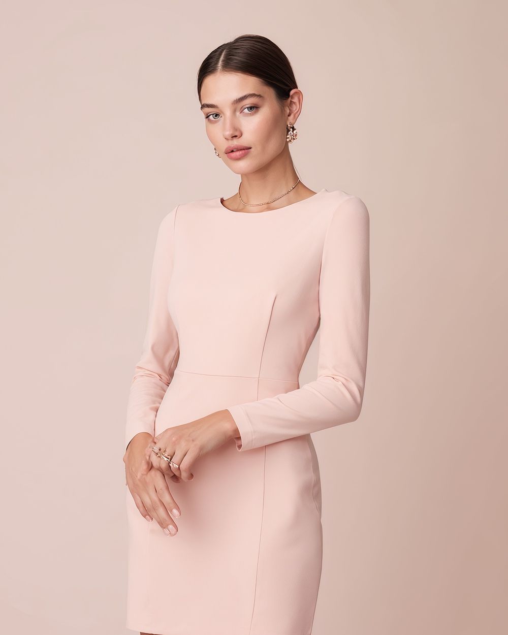 Vestido babyblue manga larga