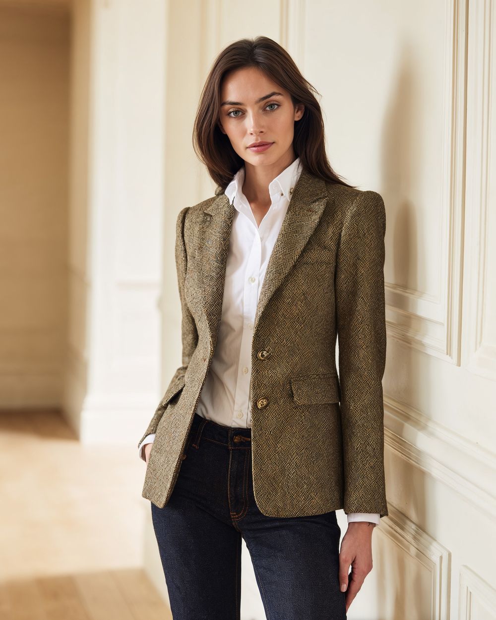 Meile Far Tweed 0128 Dark Blue