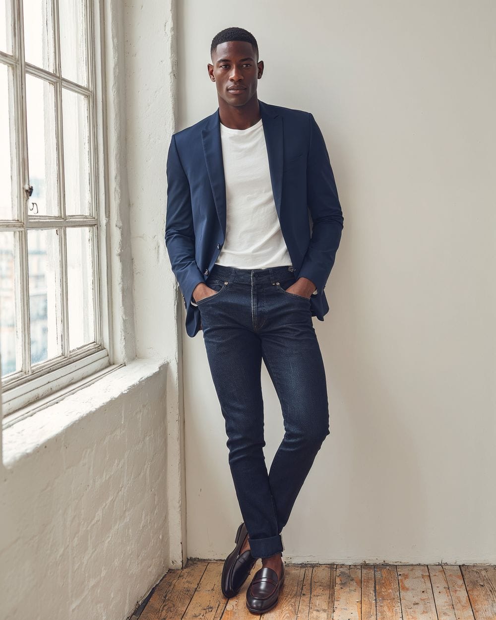 Men s Blazers With Jeans Outfits