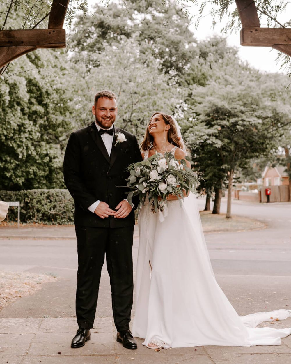 Black Tuxedo Wedding Suit with monk shoes Hockerty