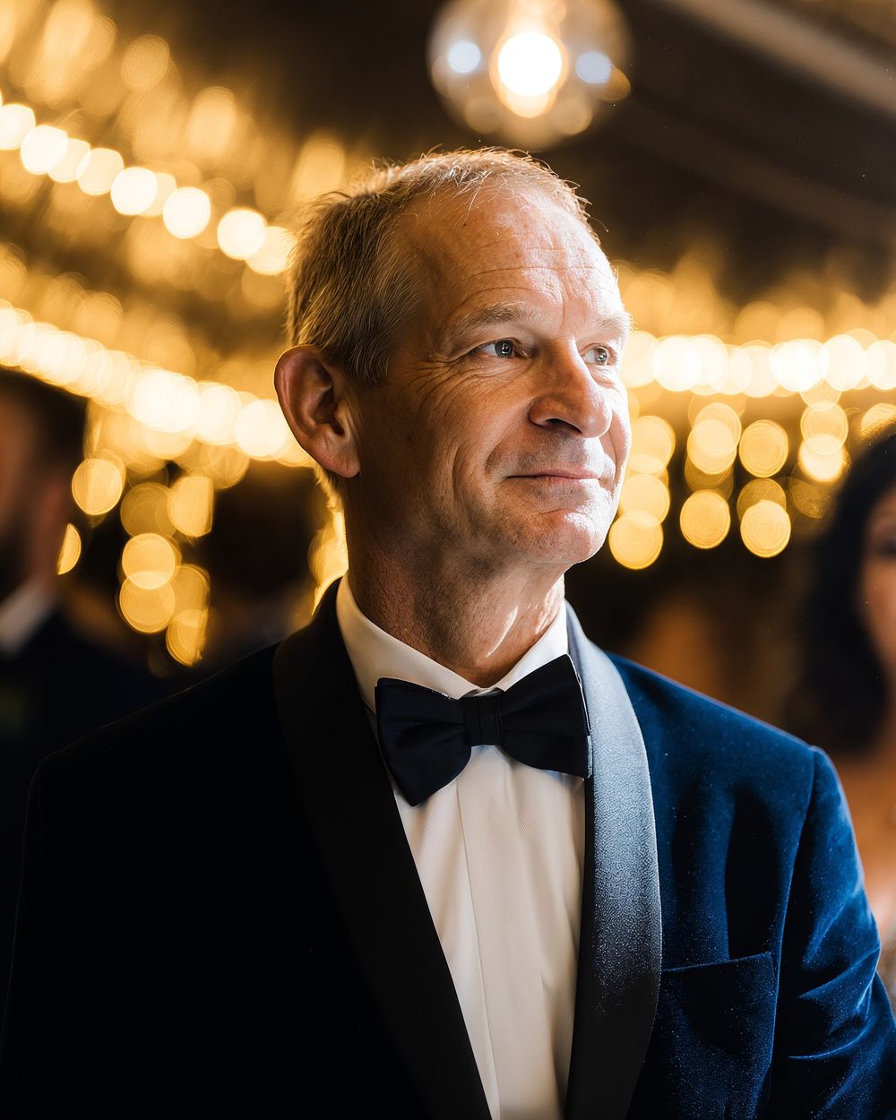Midnight Blue Tuxedo with Bow Tie