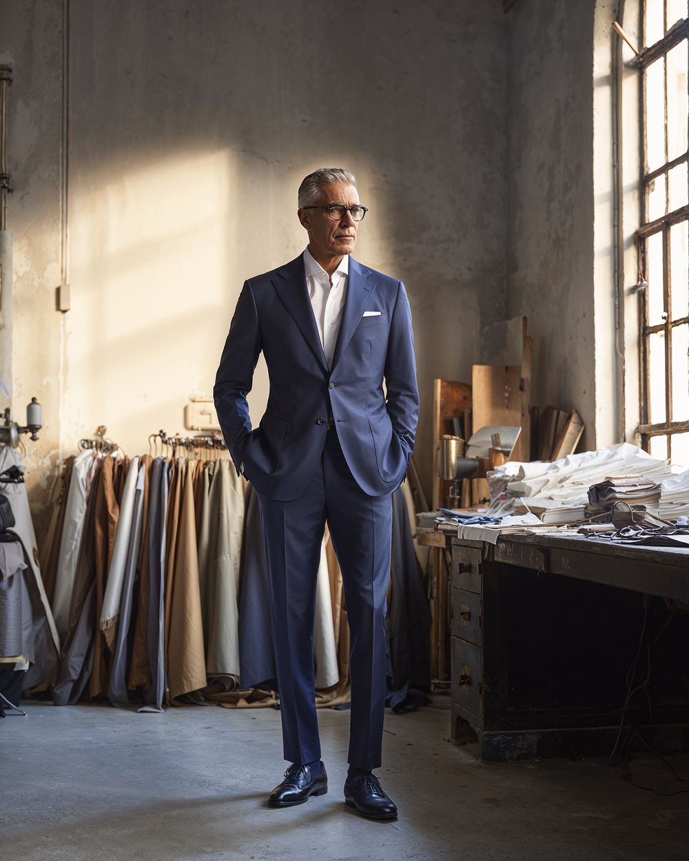 Business Casual Navy Suit