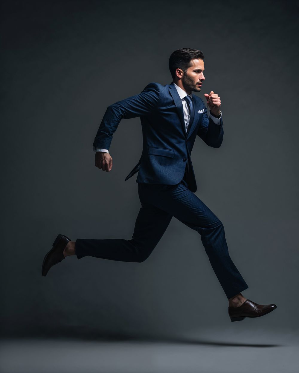 Dapper Business Navy Suit