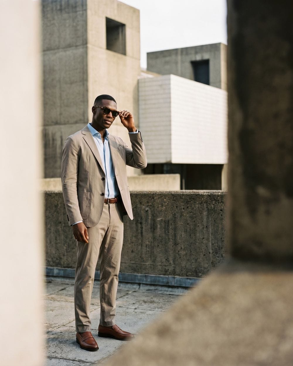 Suit Outfits Beige