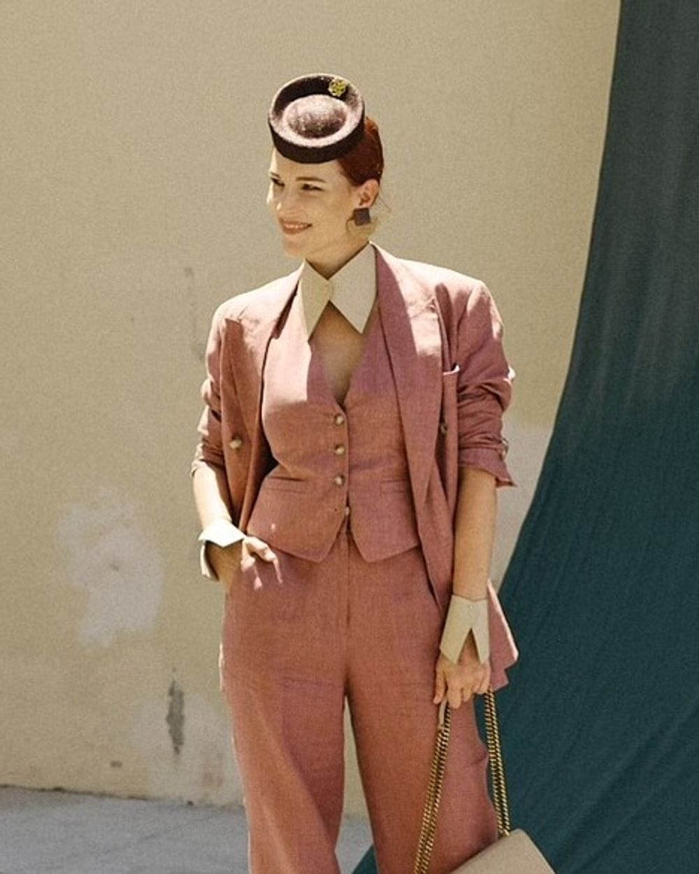 pink women's dress pants suits Blush Pink Mother of the Bride Pink satin pant suit