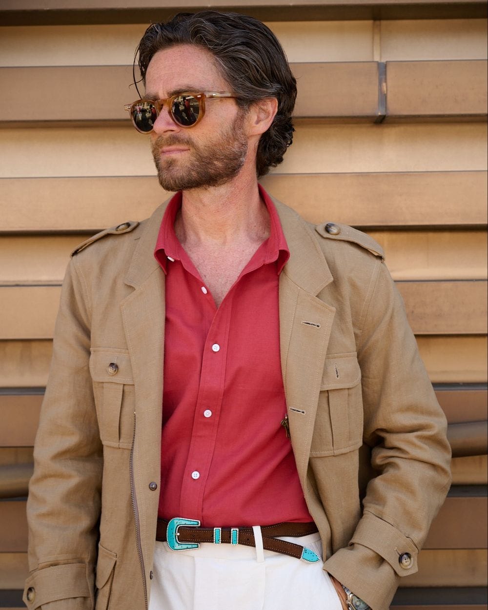 casual jacket with dress shirt 7 Casual Jackets For Men (& How To Style Them!)