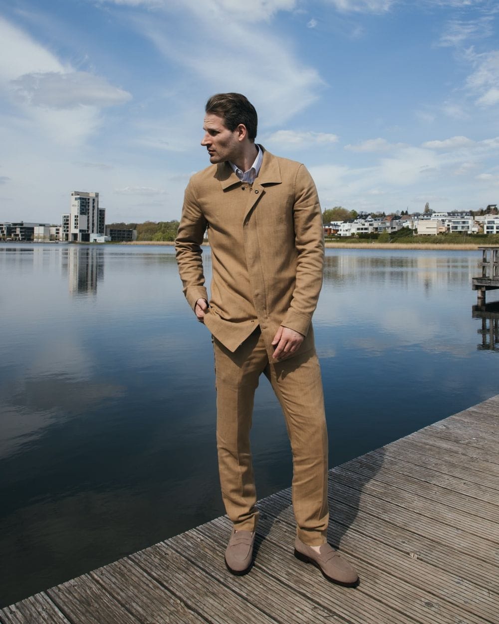 beige dress shirt outfit Beige Shirt Outfit Ideas Men