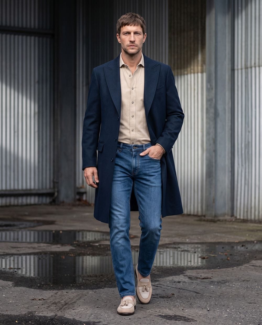 Men's Blue Jeans Outfits