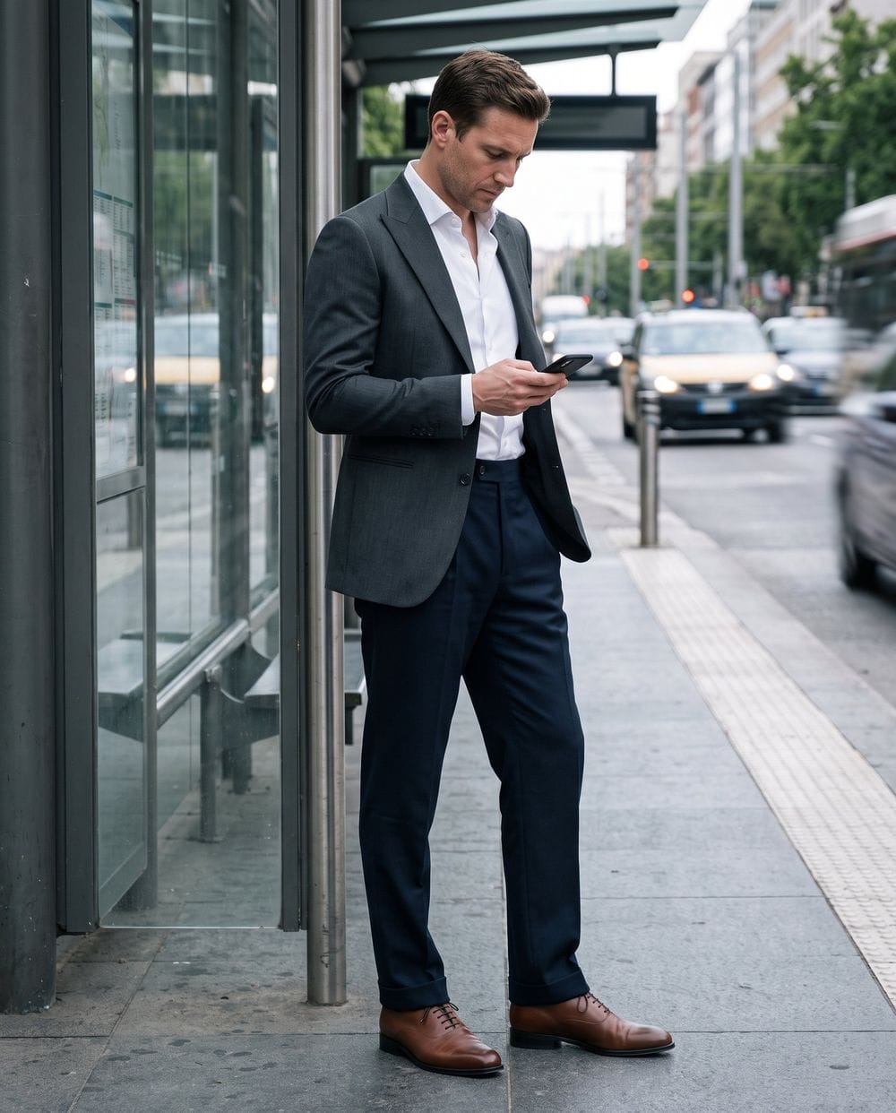 grey dress pants casual outfit Business casual light grey pants outfit men
