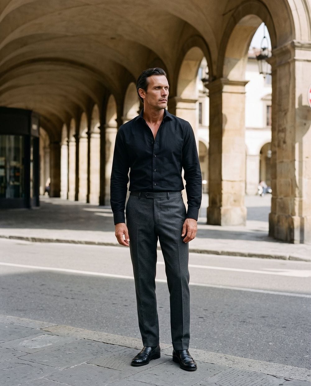 what pants to wear with black dress shirt Outfits Long Mens Shirt Reliable ALBYNA Charming Red A-line Halter Color:Pink Floral