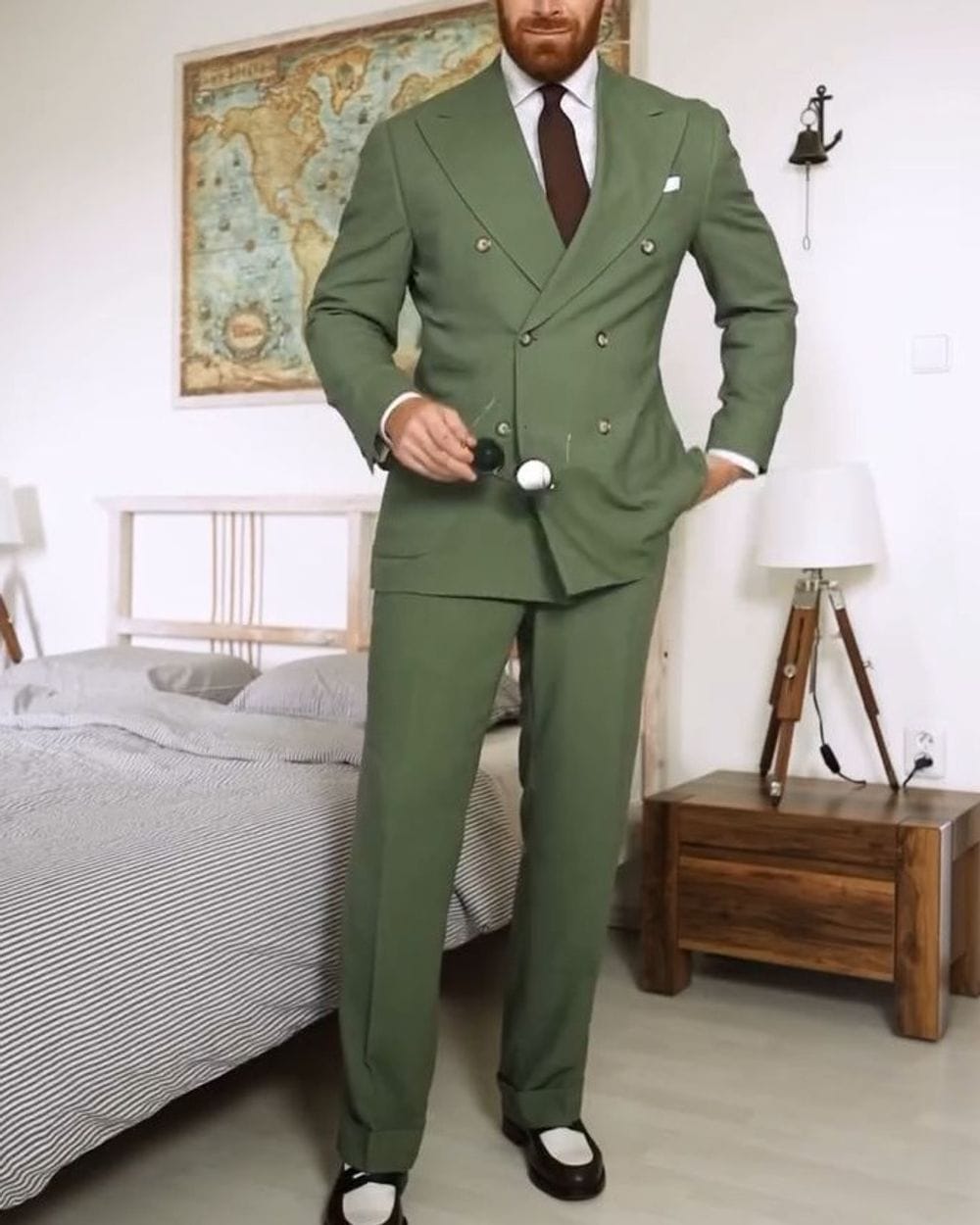 green suit abbinamento giacca verde uomo