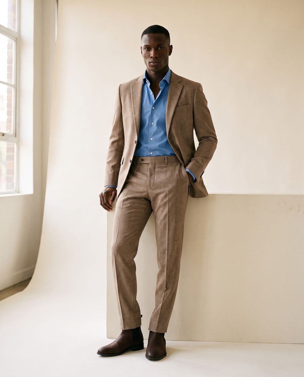 Brown Boots Outfits for Men