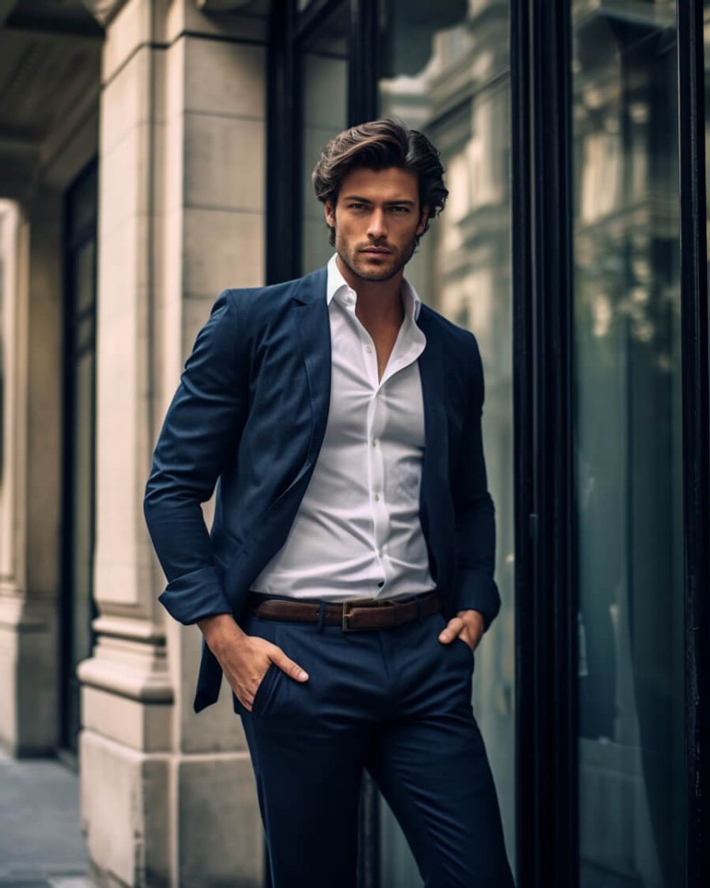 Classic Blue Navy Suit 