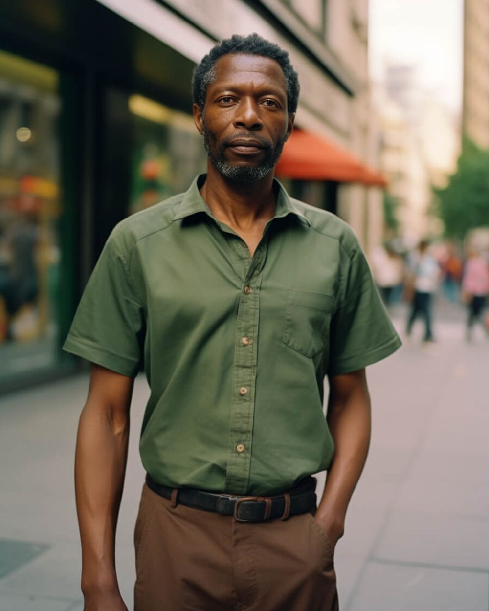 Chocolate brown pant matching fashion shirt