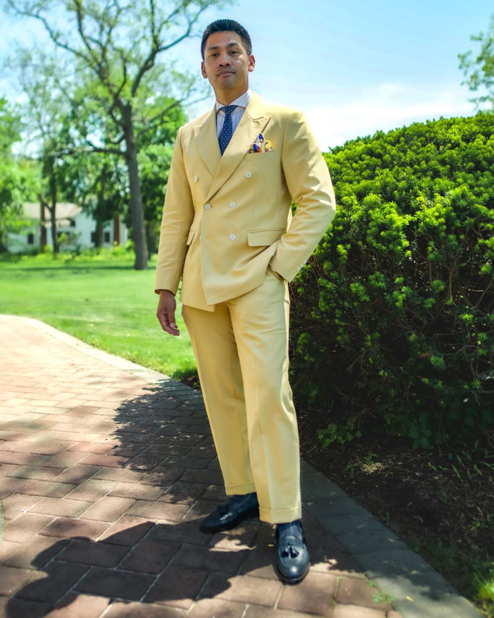 Suit Outfits Yellow | Hockerty