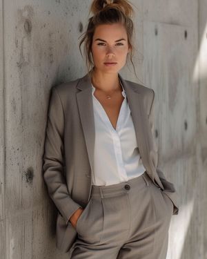 Pinstripe Suits for Women l Sumissura - Sumissura