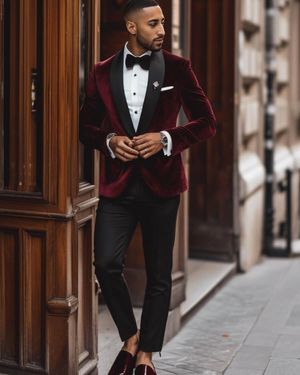 red-cotton-shawl-lapel-evening-suit