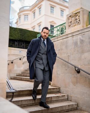 Blue Overcoats Navy Overcoats for Men Hockerty