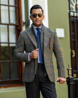 plaid-wool-blazer-quilted-vest-blue-tie