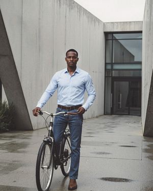 Dress Shirt with Blue Jeans and Brown Boots