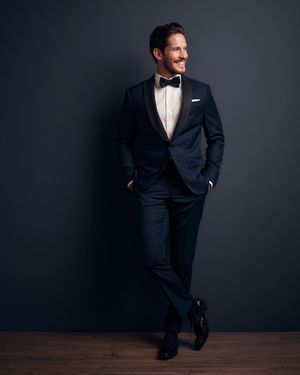 blue-tuxedo-satin-lapels-white-dress-shirt