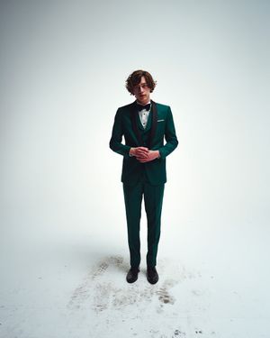 deep-green-tuxedo-white-dress-shirt