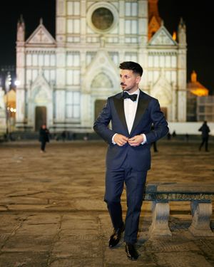 navy-blue-tuxedo-suit-white-dress-shirt-black-bow-tie