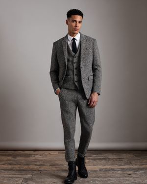 grey-tweed-three-piece-suit-white-dress-shirt
