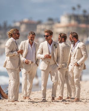 beige-linen-suits-beach-events